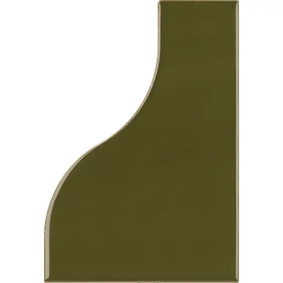 equipe curve garden green gloss csempe 8,3x12 cm