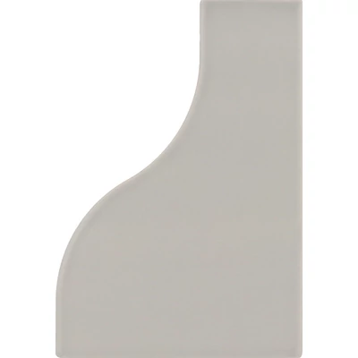 equipe curve grey matt csempe 8,3x12 cm