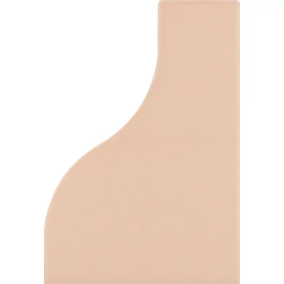 equipe curve pink matt csempe 8,3x12 cm