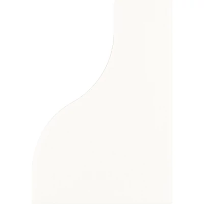 equipe curve white matt csempe 8,3x12 cm