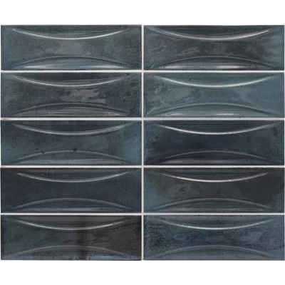 equipe hanoi arco blue night csempe 6,5x20 cm