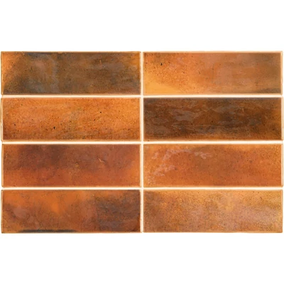 equipe hanoi burnt red csempe 5,1x16,1 cm