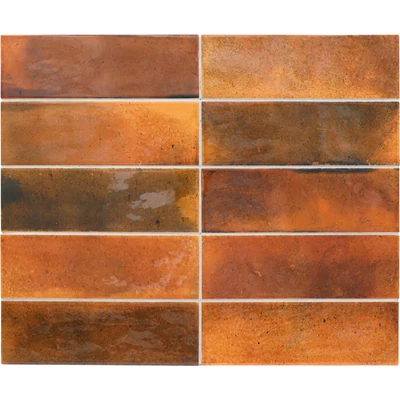 equipe hanoi burnt red csempe 6,5x20 cm