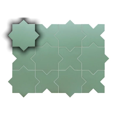 equipe porto star pickle green 16,8x16,8 cm