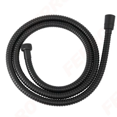 ferro acél zuhanycső 150 cm fekete, W33