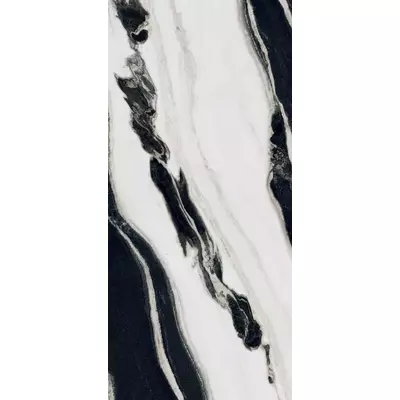 florim b&w marble wave glossy padlólap 60x120 cm