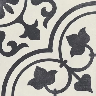 harmony cuban white ornate 22,3x22,3 cm