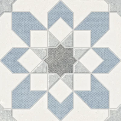 harmony doha blue flower 22,3x22,3 cm