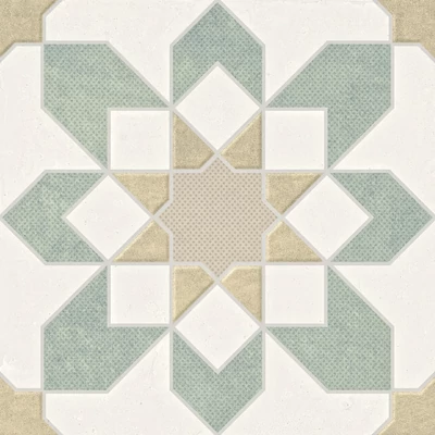 harmony doha green flower 22,3x22,3 cm