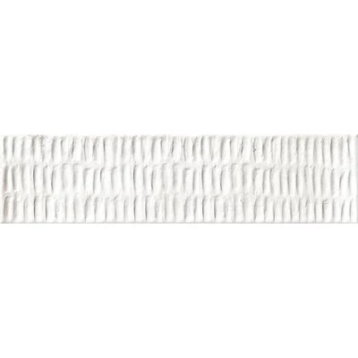 harmony lagoon white decor csempe 6x24,6 cm