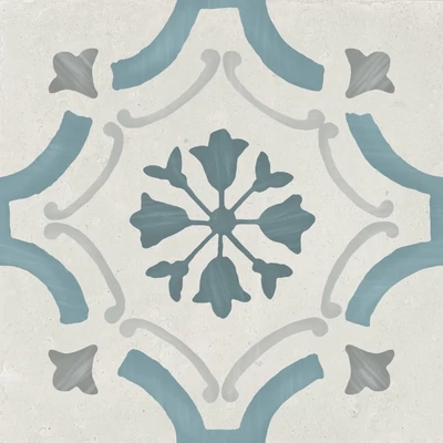 harmony sirocco blue ornament 22,3x22,3 cm