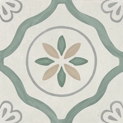harmony sirocco green petals 22,3x22,3 cm