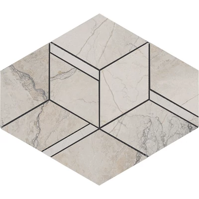 la fabbrica bolgheri stone natural rombo mozaik 37x22 cm