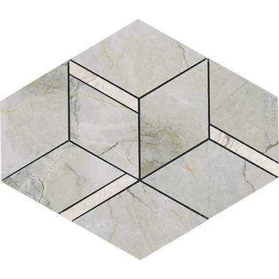 la fabbrica bolgheri stone sage rombo mozaik 37x22 cm
