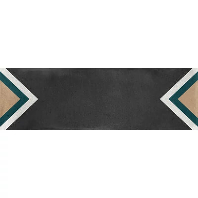 la fabbrica small trend black fényes csempe 6,5x20 cm