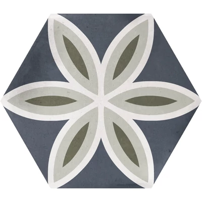 la fabbrica small trend navy fényes csempe 12,4x10,7 cm