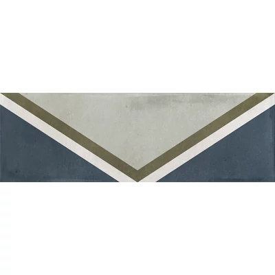 la fabbrica small trend rhombus navy fényes csempe 6,5x20 cm