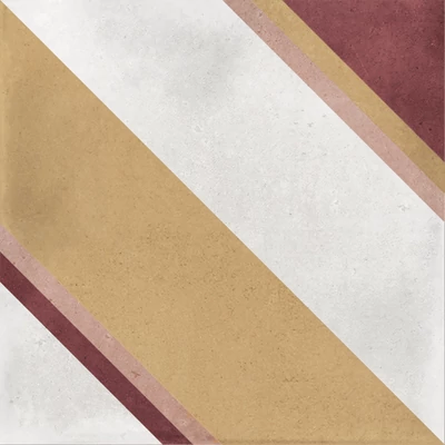 la fabbrica small trend diagonal ocher fényes csempe 10x10 cm