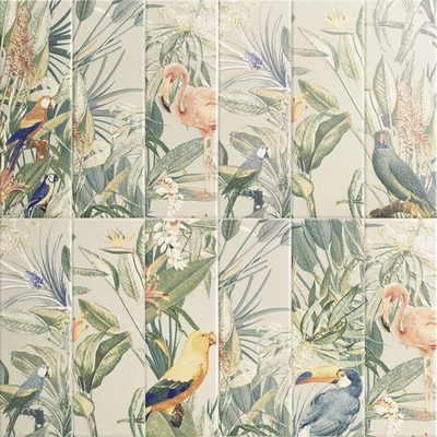 mainzu jungle tapis jungle decor 10x30 cm