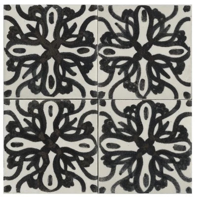 marazzi memoria tappeto 4 nero csempe MANS 15x15 cm