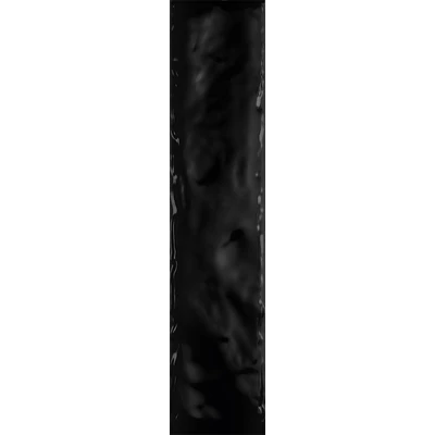 paradyz arctic storm nero silver str glossy csempe 6,5x29,8 cm