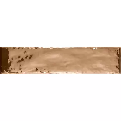 paradyz warm wind brick copper str glossy csempe 6,5x29,8 cm