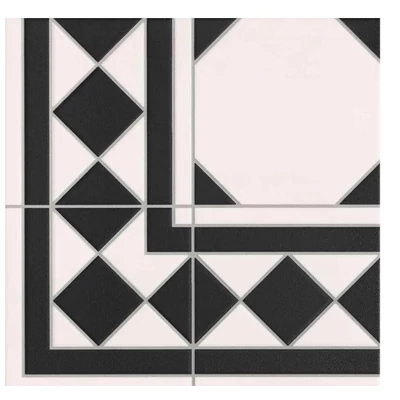 realonda oxford negro esquina 33,3x33,3 cm