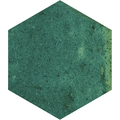 ribesalbes artisan hex olive csempe 11,8x10,2 cm