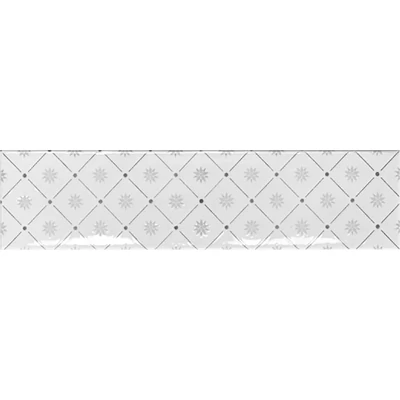 ribesalbes ocean white-black glossy dekor csempe mix 7,5x30 cm