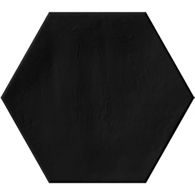 ribesalbes plain hex black padlólap 23x27 cm