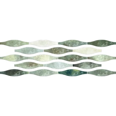 ribesalbes calm wave moss gloss csempe 7,5x30 cm