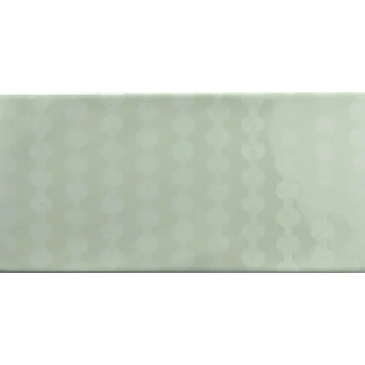 ribesalbes ocean green glossy dekor csempe 7,5x15 cm