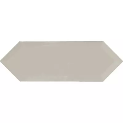 ribesalbes picket beveled light grey glossy csempe 10x30 cm