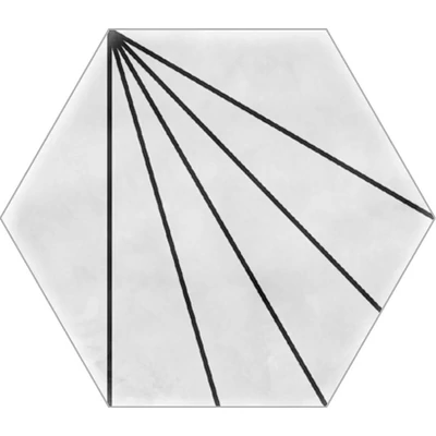 ribesalbes scandinavian white dekor matt padlólap 15x17,3 cm
