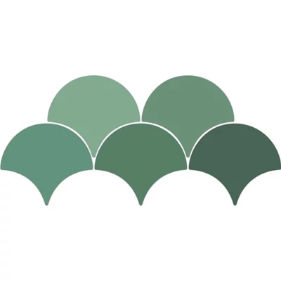 ribesalbes sailing drop emerald gloss csempe 15,2x17,2 cm