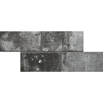rondine london charcoal brick 13x25 cm
