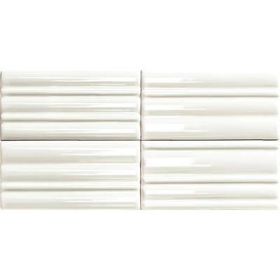 sichenia mini sticks bianco glossy csempe 6,25x12,5 cm