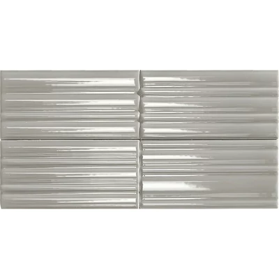 sichenia mini sticks grigio glossy csempe 6,25x12,5 cm