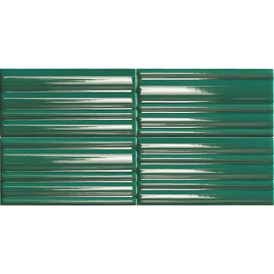 sichenia mini sticks verde glossy csempe 6,25x12,5 cm