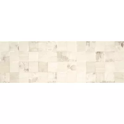 undefasa daino ivory grid decor csempe 25x75 cm