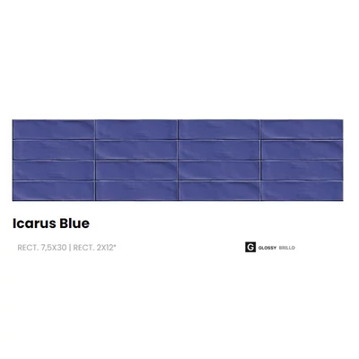 villa icarus blue csempe 7,5x30 cm