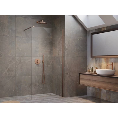 radaway modo new brushed copper II 60 zuhanyfal, 200x60 cm