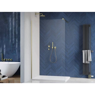 radaway modo new brushed gold II 105 zuhanyfal, 200x105 cm