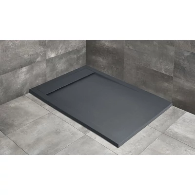 radaway teos f zuhanytálca 180x80 cm, antracit
