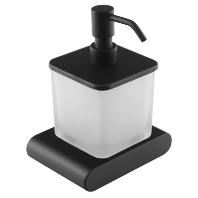 sapho flori szappanadagoló 300 ml tejüveg/matt fekete RF019/15