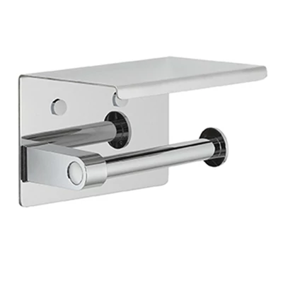 saphó pirenei WC papírtartó polccal, króm 2839