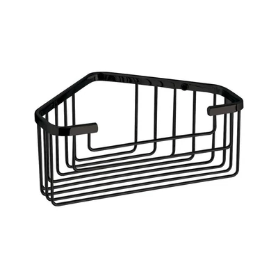 sapho zen sarokpolc 200x80x151 mm fekete, 2483-14