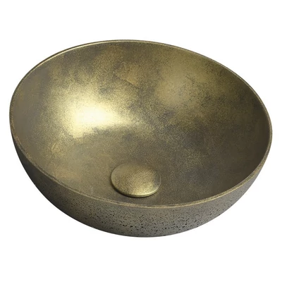 sapho formigo pultra szerelhető mosdó, arany 39x14 cm, FG131