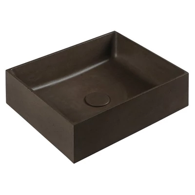 sapho formigo pultra szerelhető mosdó, sötét barna 47,5x13x36,5 cm, FG014