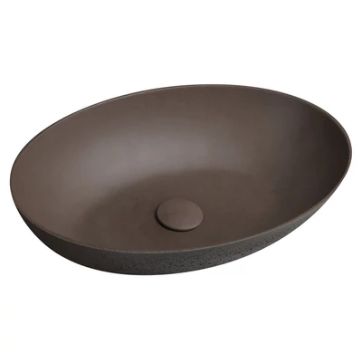 sapho formigo pultra szerelhető mosdó, sötét barna 60x14,5x40 cm, FG024